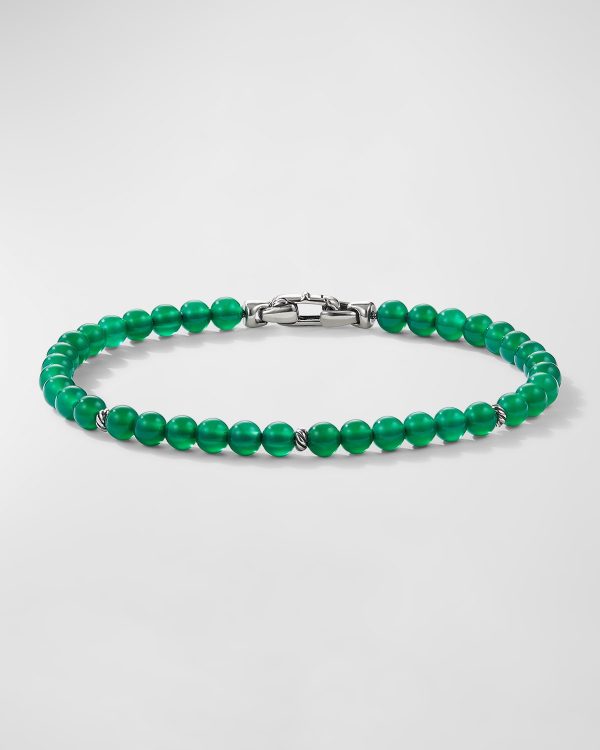Spiritual Bead Bracelet with Green Onyx- sku199002448