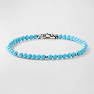 4mm Bijoux Spiritual Beads Bracelet with Silver- sku199001803