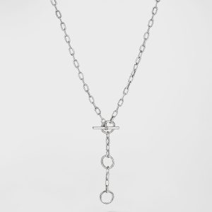 DY Madison Three-Ring Chain Necklace, 17"- sku199000365