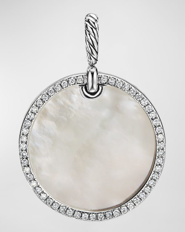 24mm DY Elements Pendant with Diamonds in Silver- sku199010462