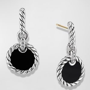 DY Elements Drop Earrings with Pave Diamonds- sku199002038