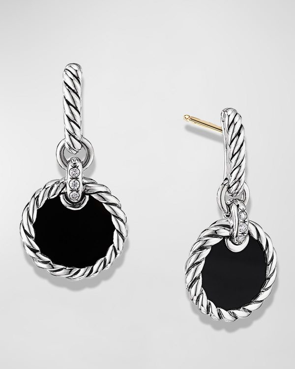 DY Elements Drop Earrings with Pave Diamonds- sku199002038