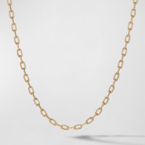 DY Madison Three-Ring Chain Necklace in 18K Gold, 20"- sku201180076