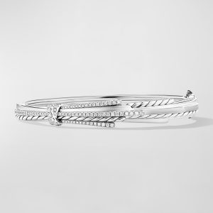 8.5mm Angelika Diamond Bracelet in Sterling Silver- sku206510036
