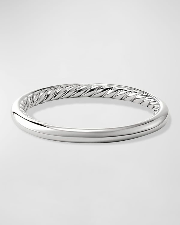 DY Eden Ring in Platinum, 2mm, Size 6.5- sku203360032