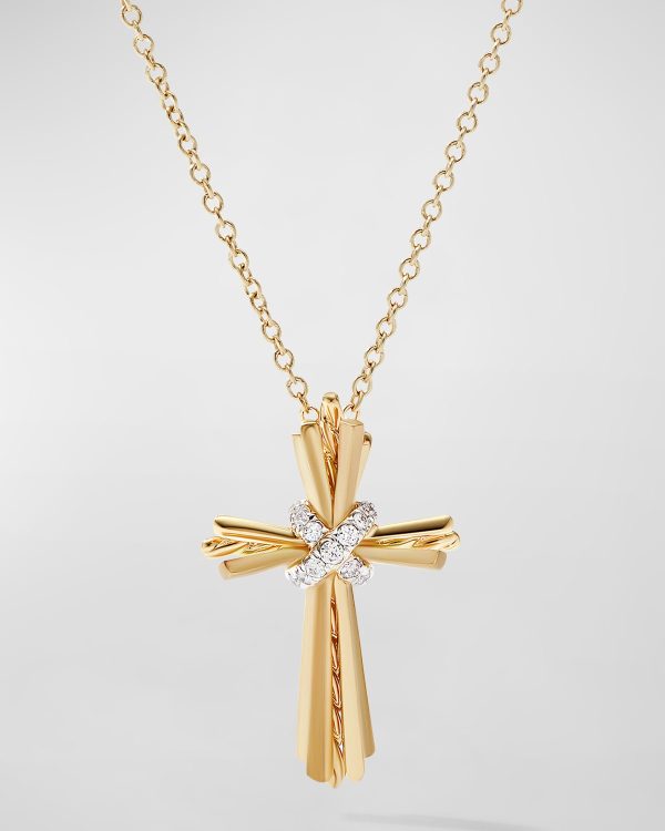 21x15mm Angelika Cross Diamond Necklace- sku207030062