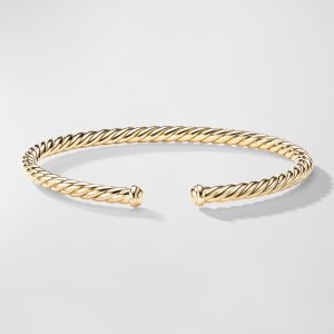 4mm Cablespira Bracelet in 18k Gold- sku206930029