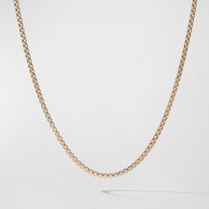 Box Chain Necklace in 18K Gold, 2.7mm- sku206940212