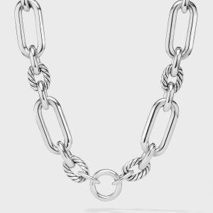 Lexington Chain Necklace in Silver, 16mm- sku213800032