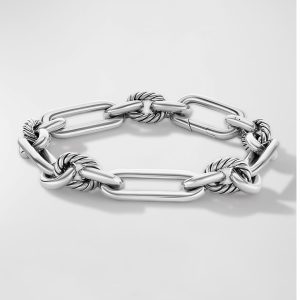 Lexington Chain Bracelet in Silver, 9.8mm, Size M- sku207411119