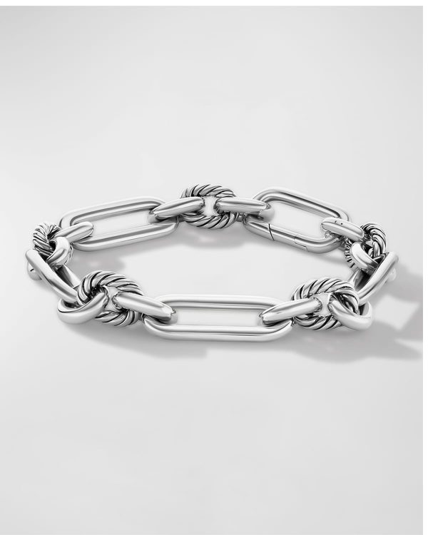 Lexington Chain Bracelet in Silver, 9.8mm, Size M- sku207411119