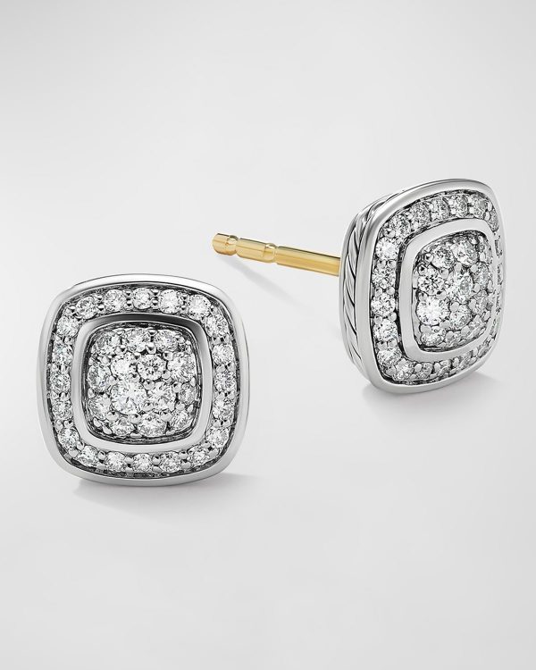 5mm Albion Stud Earrings in Diamonds and Sterling Silver- sku208600306