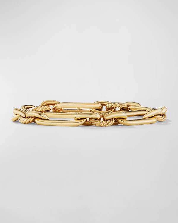 Lexington Chain Bracelet in 18K Gold, 9.8mm, Size L- sku211081132