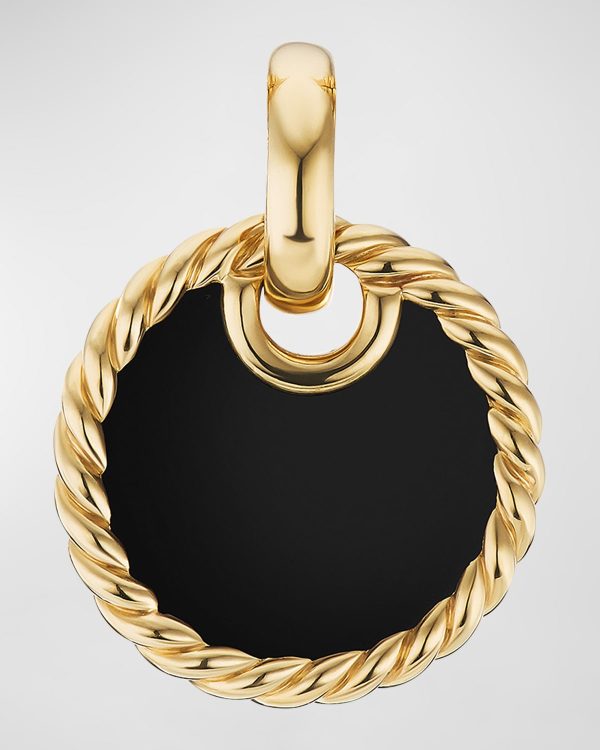 DY Elements Disc Pendant in 18K Gold, 15.5mm- sku212080633