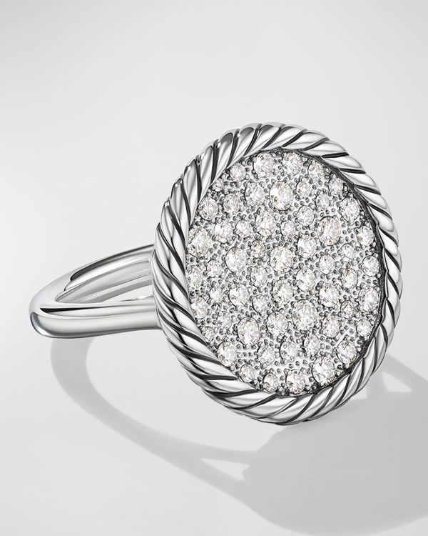 Elements Ring with Diamonds in Silver, 21.2mm- sku210821971
