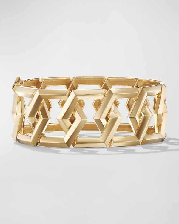 Carlyle Bracelet in 18K Gold, 24mm, Size M- sku215950063