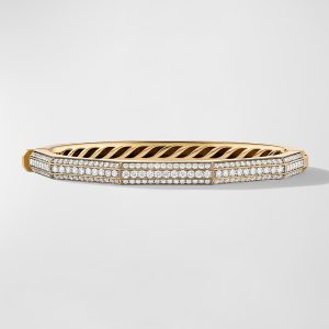 Carlyle Bracelet with Diamonds in 18K Gold, 5.5mm, Size M- sku214970034