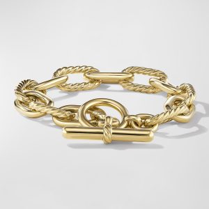 DY Madison Toggle Chain Bracelet in 18K Gold, 11mm, Size M- sku214970018