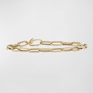 DY Madison Chain Bracelet in 18K Gold, 4mm, Size M- sku215960053