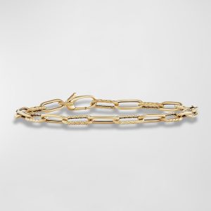 DY Madison Chain Bracelet in 18K Gold, 4mm, Size L- sku215960054