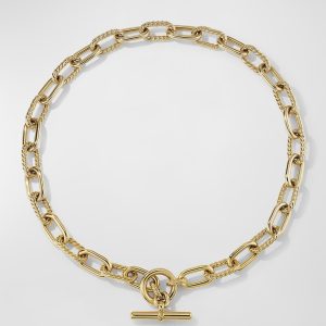 DY Madison Toggle Chain Necklace in 18K Gold, 11mm, 18"L- sku214970015