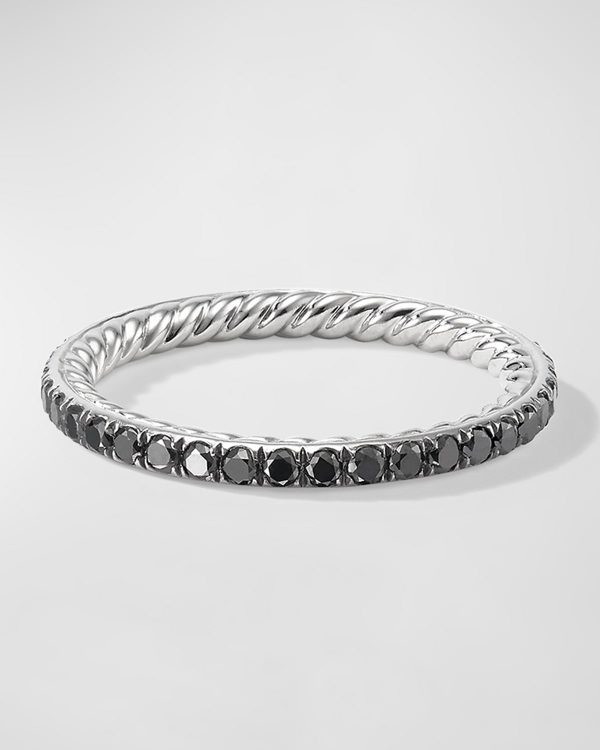 DY Eden Band Ring with Gemstones in Platinum, 1.85mm- sku215670689