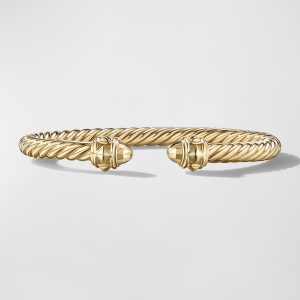 Renaissance Cable Bracelet in 18K Gold, 5mm, Size M- sku216690033