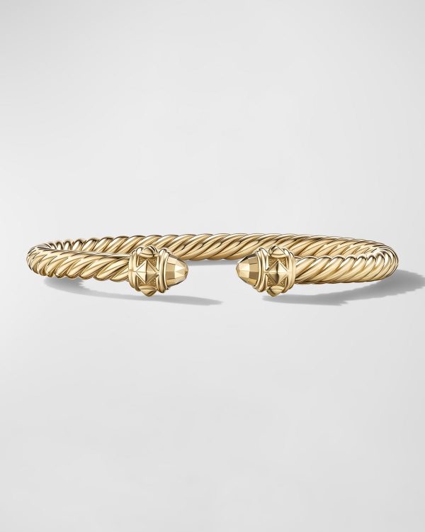 Renaissance Cable Bracelet in 18K Gold, 5mm, Size M- sku216690033