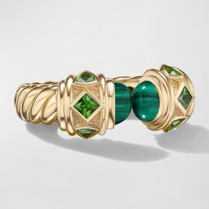 Renaissance Ring with Gemstones in 18K Gold. 6.5mm, Size 6- sku218440126