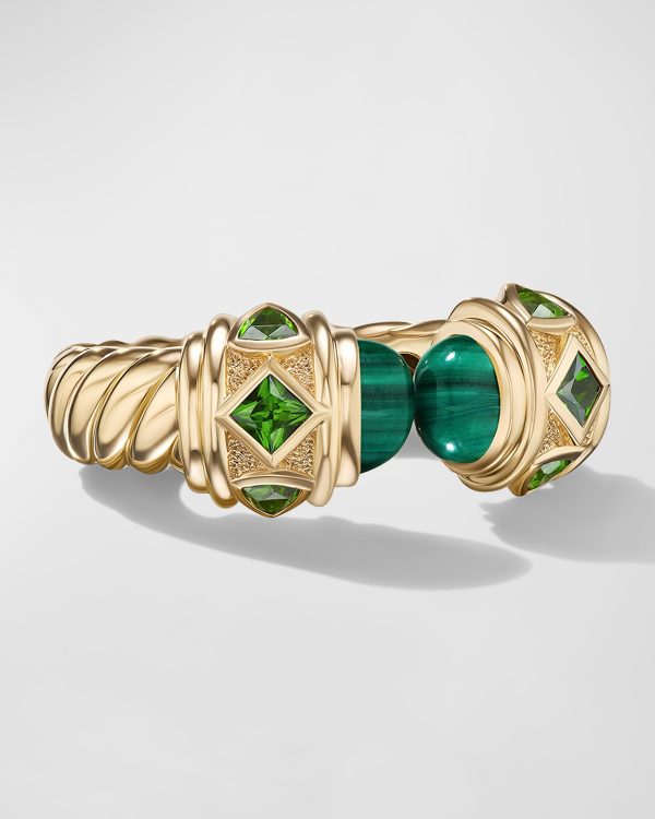 Renaissance Ring with Gemstones in 18K Gold. 6.5mm, Size 6- sku218440126