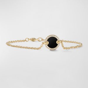 DY Elements Chain Bracelet with Gemstone and Diamonds in 18K Gold, 11mm- sku218720054