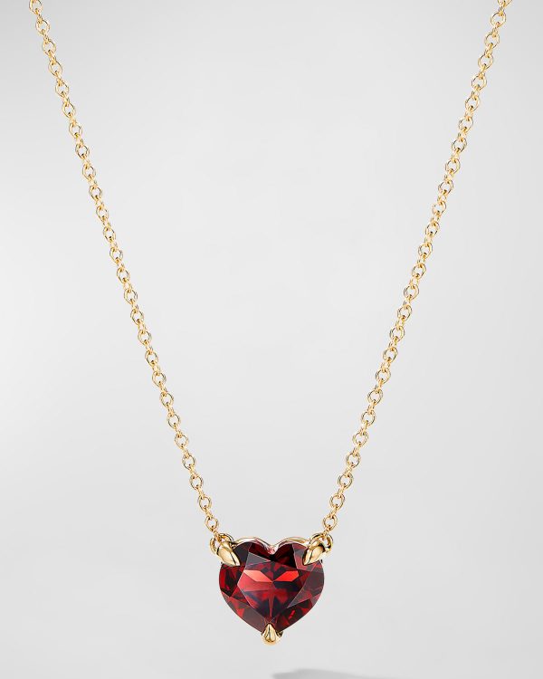 Chatelaine Necklace with Gemstone in 18K Gold, 8mm, 16-18"L- sku218691007