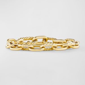 DY Madison Chain Bracelet in 18K Gold, 8.5mm, Size M- sku221070133