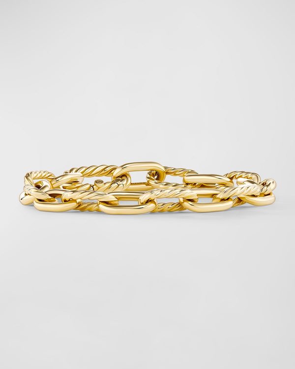 DY Madison Chain Bracelet in 18K Gold, 8.5mm, Size M- sku221070133