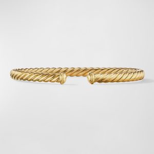 Cablespira Oval Bracelet in 18K Gold, 4.5mm- sku223050198