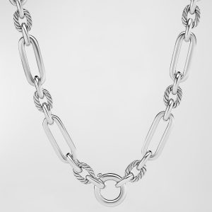 Lexington Chain Necklace in Silver, 9.8mm, 16"L- sku223040429