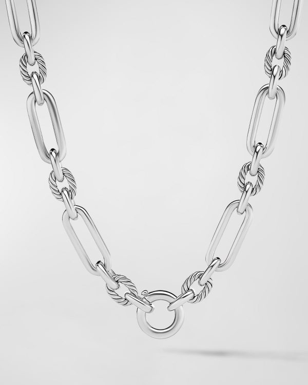 Lexington Chain Necklace in Silver, 9.8mm, 16"L- sku223040429