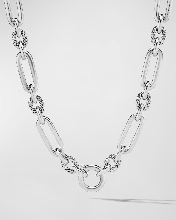Lexington Chain Necklace in Silver, 9.8mm, 20"L- sku223040725
