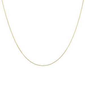 14K Yellow Gold 18" Box Chain with Spring Ring Clasp- ACCB58052RC2