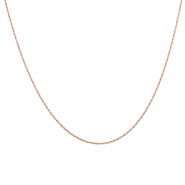 14K Rose Gold 20" Rope Chain with Spring Ring Clasp- ACCR58162RC1