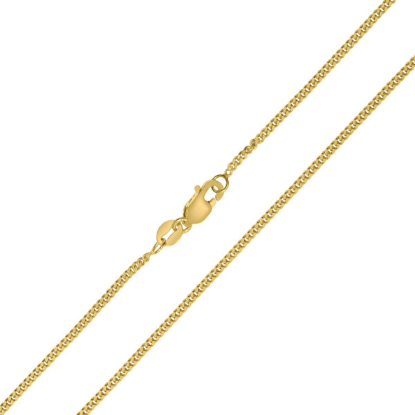 10K Yellow Gold 1.5mm Diamond Cut Gourmette Chain with Lobster Clasp - 20 Inch- ACCR5833120