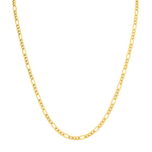 14K Yellow Gold Filled 3.5mm Figaro Chain with Lobster Clasp - 18 Inch- ACCR5840818