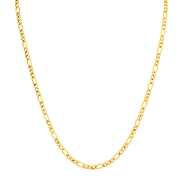14K Yellow Gold Filled 3.5mm Figaro Chain with Lobster Clasp - 30 Inch- ACCR5840830