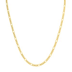 14K Yellow Gold Filled 3.5mm Figaro Chain with Lobster Clasp - 36 Inch- ACCR5840836
