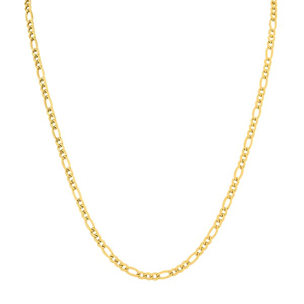 14K Yellow Gold Filled 3.5mm Figaro Chain with Lobster Clasp - 36 Inch- ACCR5840836