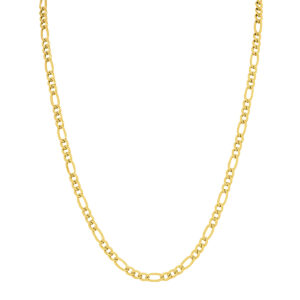 14K Yellow Gold Filled 4.3mm Figaro Chain with Lobster Clasp - 18 Inch- ACCR5840918