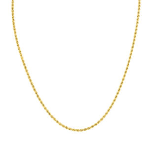 14K Yellow Gold Filled 2.1MM Rope Chain with Lobster Clasp - 24 Inch- ACCR5841824