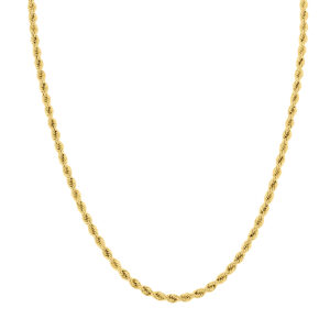 14K Yellow Gold Filled 3.3MM Rope Chain with Lobster Clasp - 24 Inch- ACCR5841924