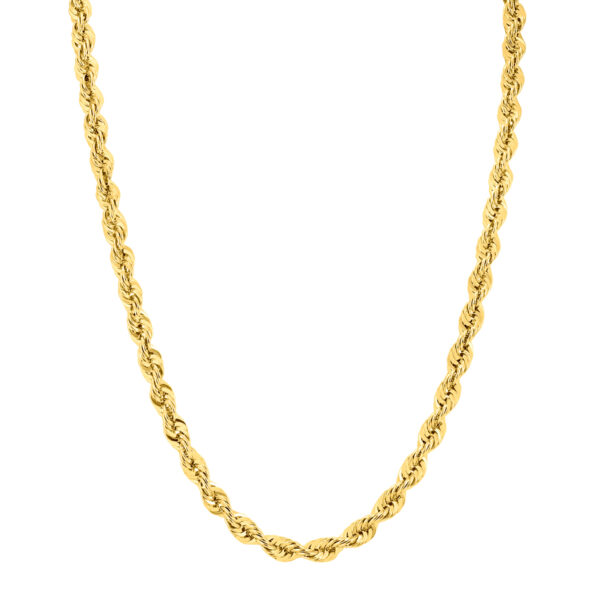 14K Yellow Gold Filled 6MM Rope Chain with Lobster Clasp - 30 Inch- ACCR5842130