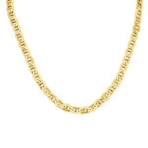 14K Yellow Gold Filled 7.4MM Mariner Link Chain with Lobster Clasp - 20 Inch- ACCR5842620